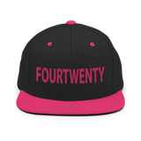 FOURTWENTY Pink Snapback Hat