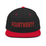 FOURTWENTY Red Snapback Hat