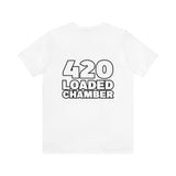 Loaded Chamber "420" White Tee