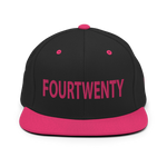 FOURTWENTY Pink Snapback Hat