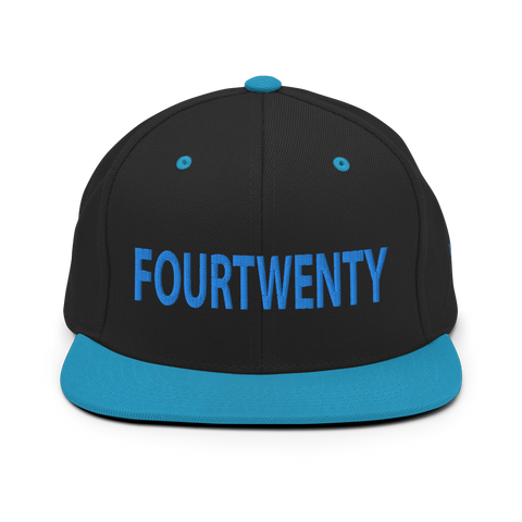 FOURTWENTY Aqua Snapback Hat